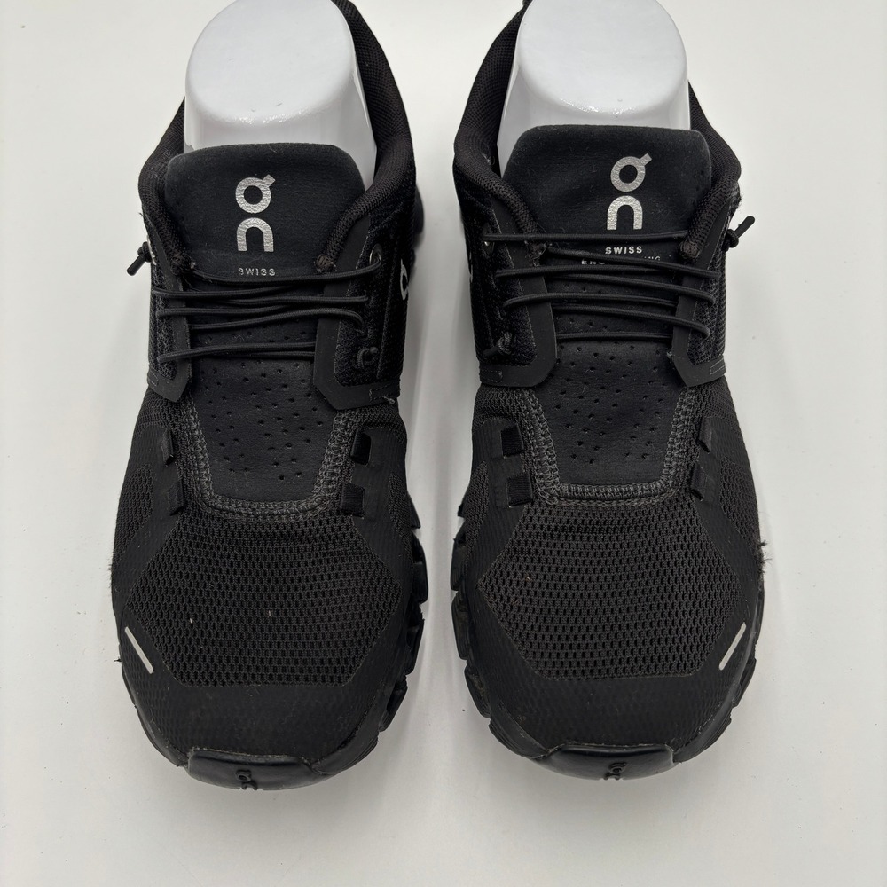 On Cloud Women's Running Shoes Black Mesh Sneakers Size 8 (Swiss Engineering) - Picture 5 of 9